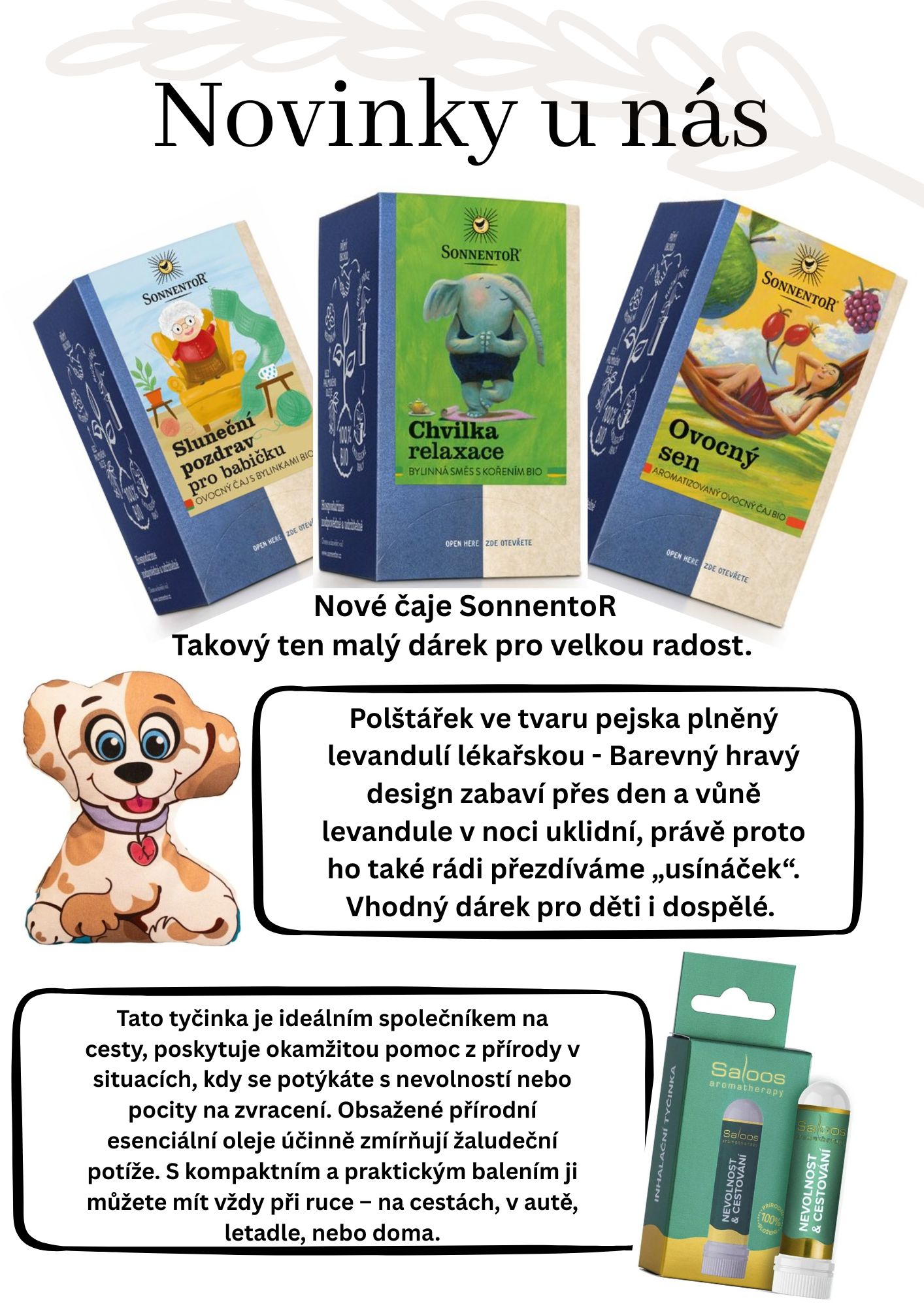 Novinky u nás